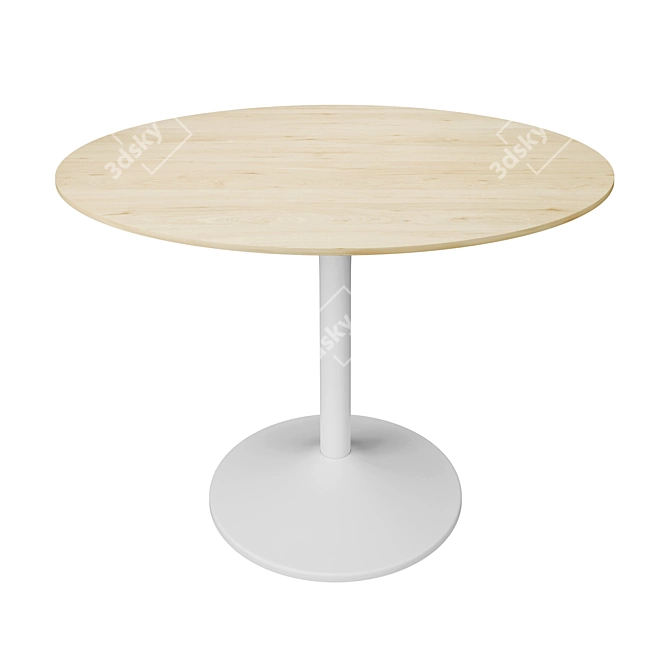 Elegant Space-Saving New York Table 3D model image 1