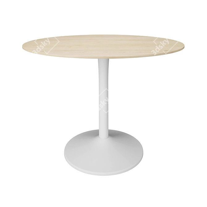 Elegant Space-Saving New York Table 3D model image 2