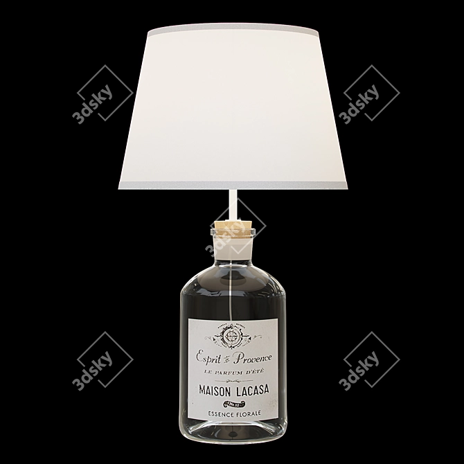 Elegante Kunda Table Lamp 3D model image 1