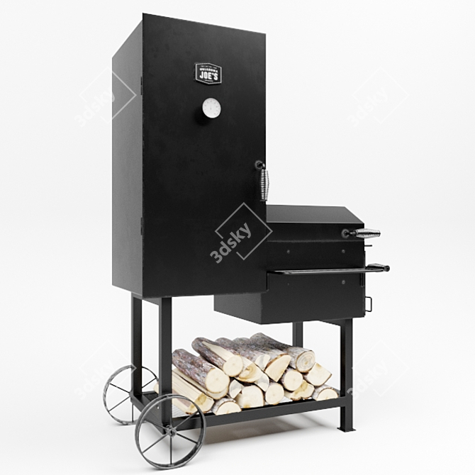 Premium BBQ Smoker: Oklahoma Joe's Bandera 3D model image 1