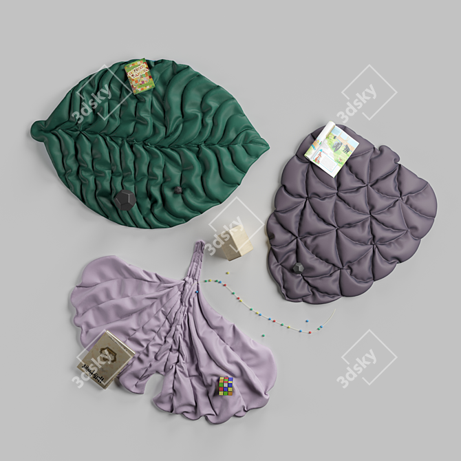 Nature's Embrace: Blankets & Cones 3D model image 5