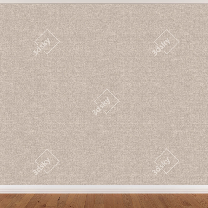 Seamless Wallpaper Set - 3 Colors 3D model image 2