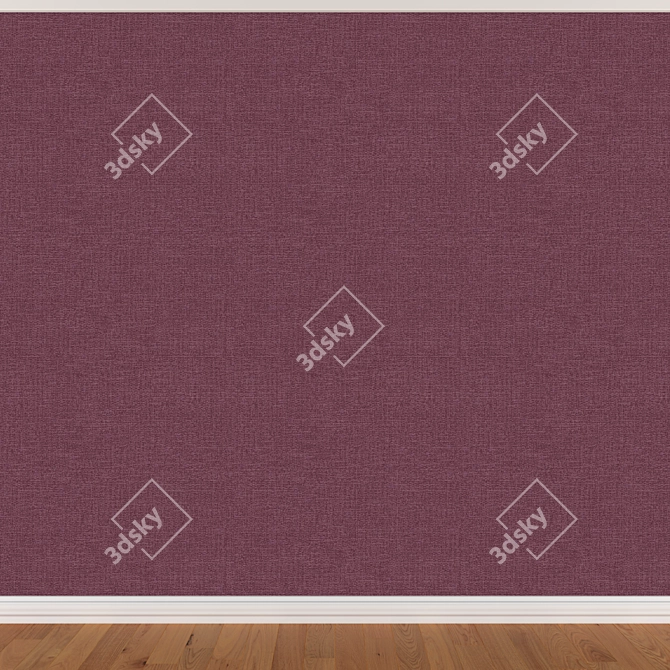 Seamless Wallpaper Set - 3 Colors 3D model image 3