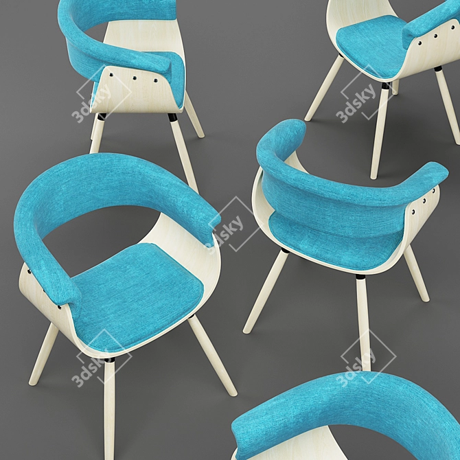 Modern Living Room Chair 3D model image 3