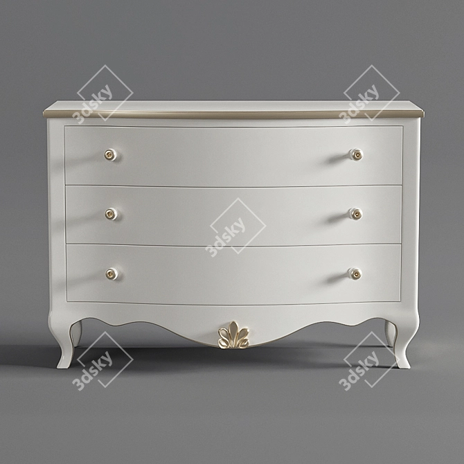 Armonia Italian Console: Stylish and Spacious 3D model image 1