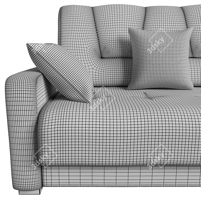 Title: Fran Sofa Astra 3D model image 2