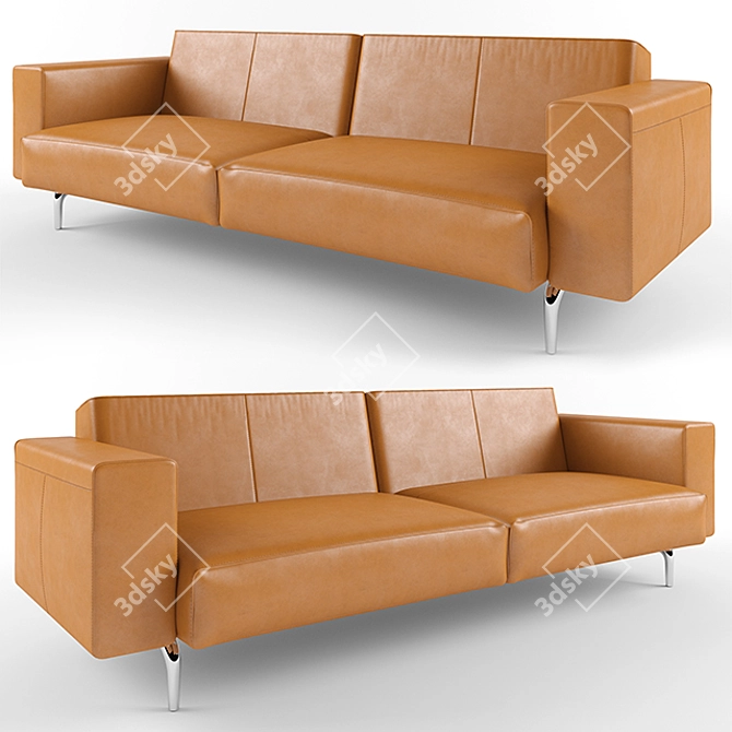 Luxurious Leolux LX688 Sofa 3D model image 1