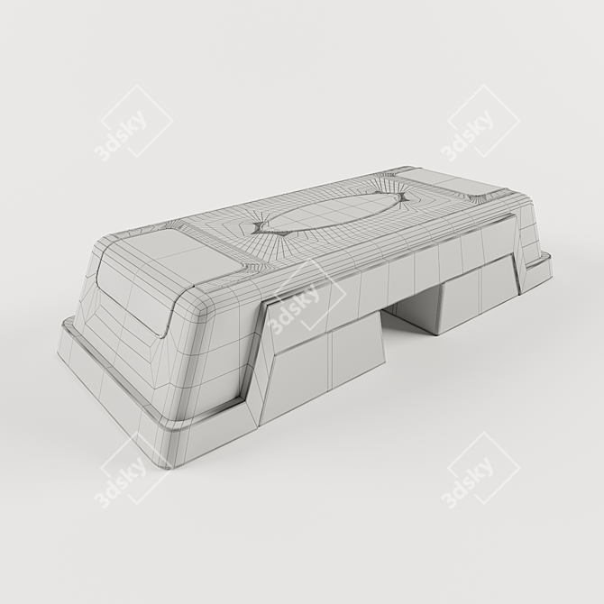 Hop-Sport Basic Step Platform 3D model image 3