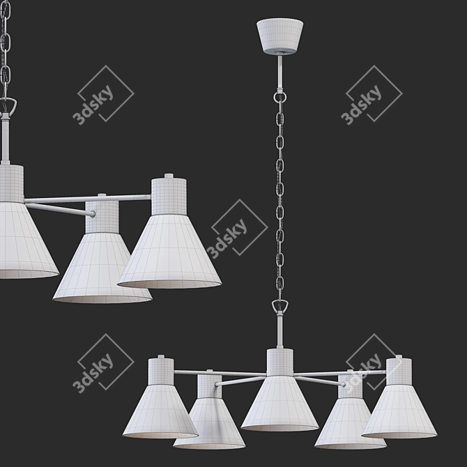 Sleek Flugbo Lamp by Ikea 3D model image 3