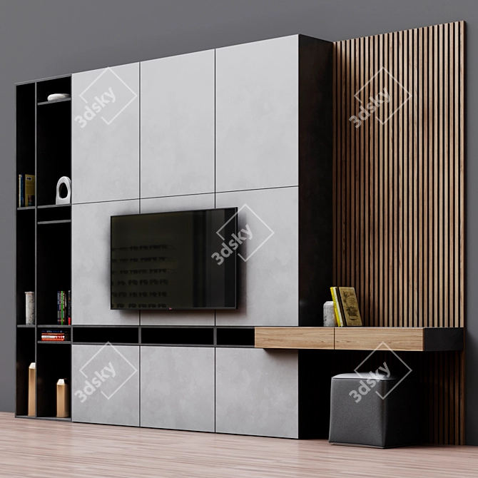 Zona 36" TV Cabinet 3D model image 2