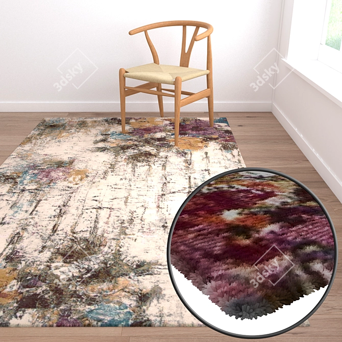 High-Quality Carpet Set 11 3D model image 2