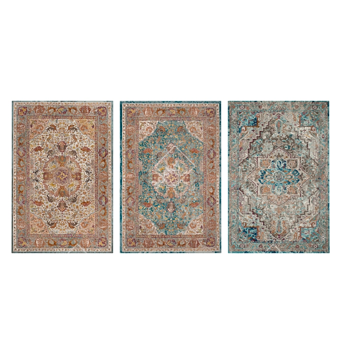 Luxury Carpet Set 3D model image 3