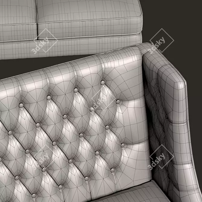 Fortune Sofa: Luxurious Comfort for your Living Space 3D model image 3