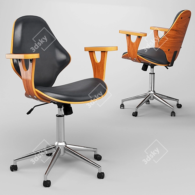 Adjustable Ergonomic Office Chair 3D model image 1