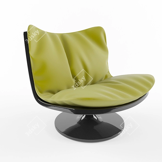 Modern Marilyn Accent Chair 3D model image 2