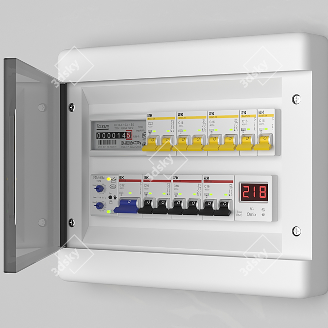 Modular Distribution Board 3D model image 2