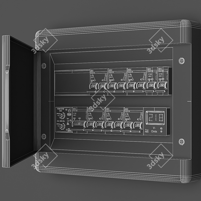 Modular Distribution Board 3D model image 3