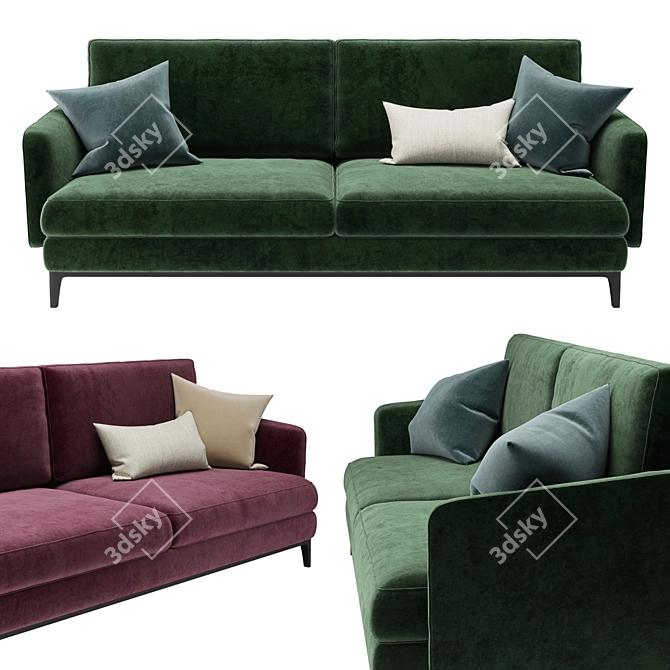 Venice Sofa: Stylish Comfort by Papadatos 3D model image 2