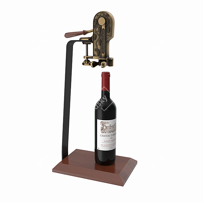 Chateau Corkscrew Stand 3D model image 1