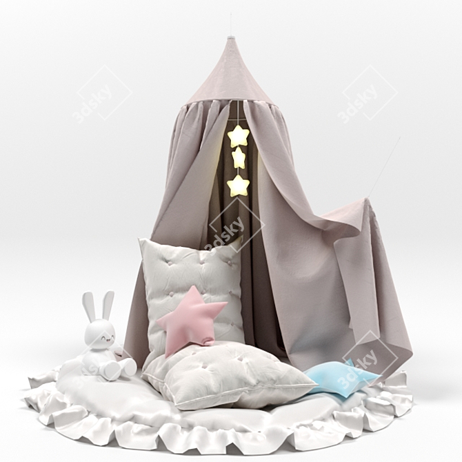 Kids Play Tent: Imaginative Adventure 3D model image 1