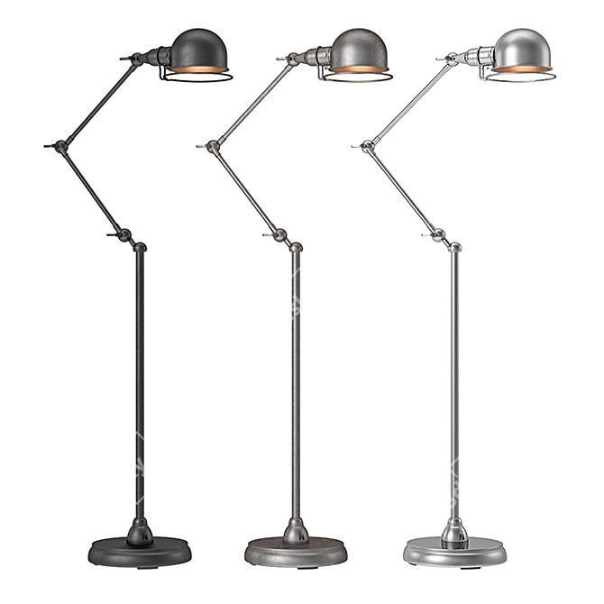  RH Atelier Task Floor Lamp: Modern Elegance for Any Space 3D model image 2