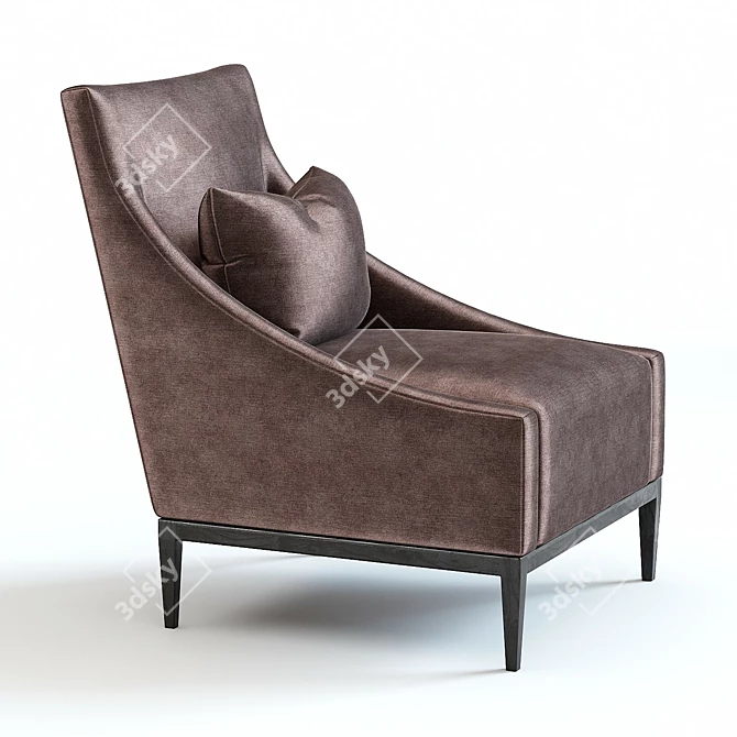 Valera Armchair: Stylish, High-Detailed Design 3D model image 3