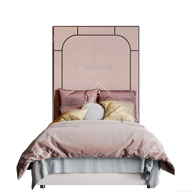 Dreamy Elephant Kids' Bedroom Set 3D model image 5