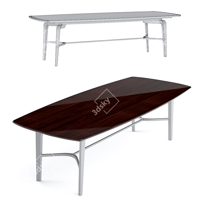 Blade: Sleek and Stylish Table 3D model image 2