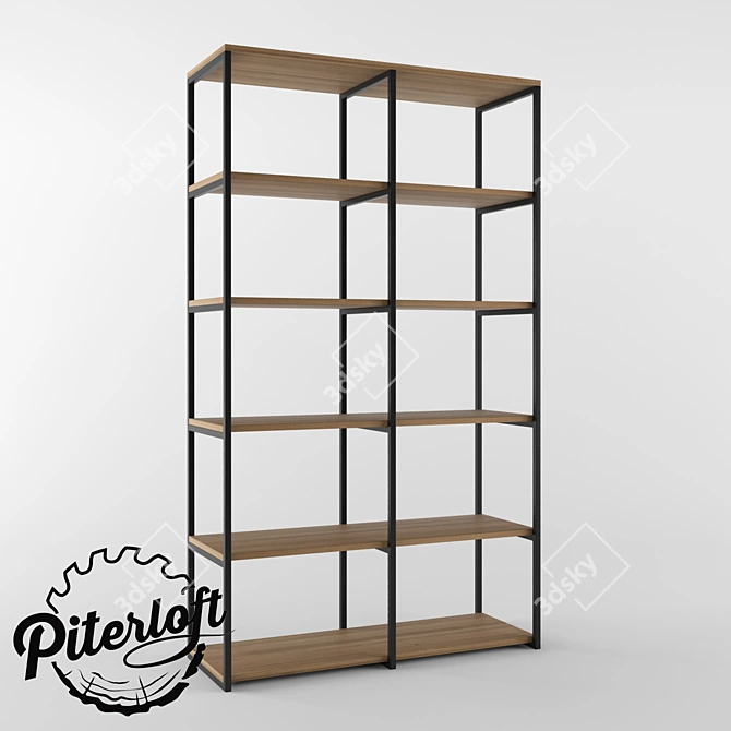 Loft Louth Rack: Stylish and Spacious 3D model image 1