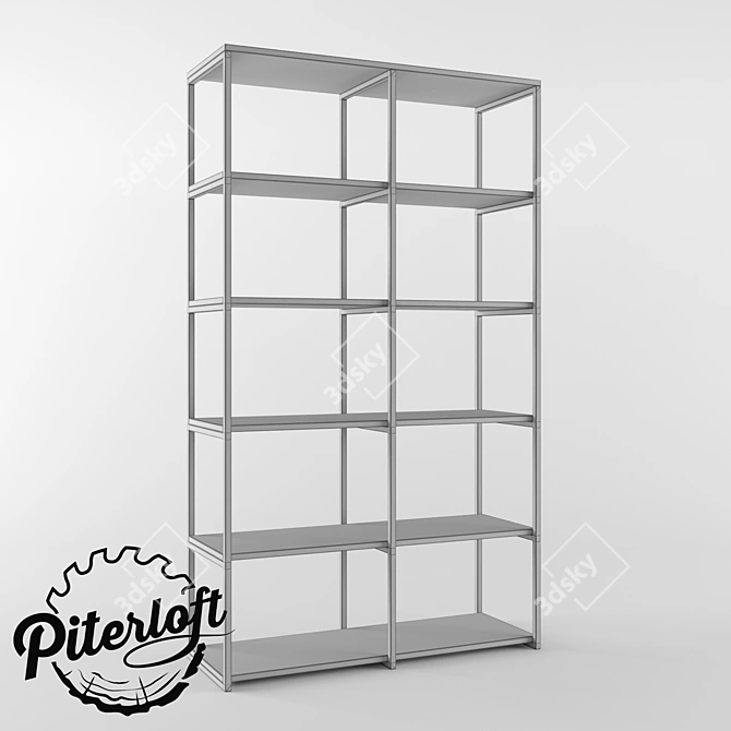 Loft Louth Rack: Stylish and Spacious 3D model image 2