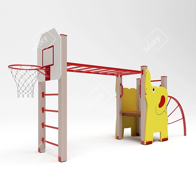 Safari Adventure Jungle Gym 3D model image 1