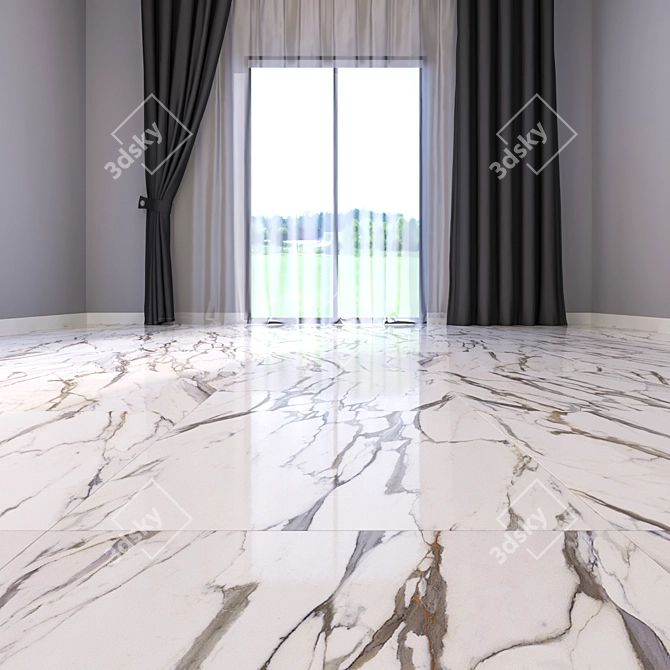 Luxury Marble Floor Collection 3D model image 2