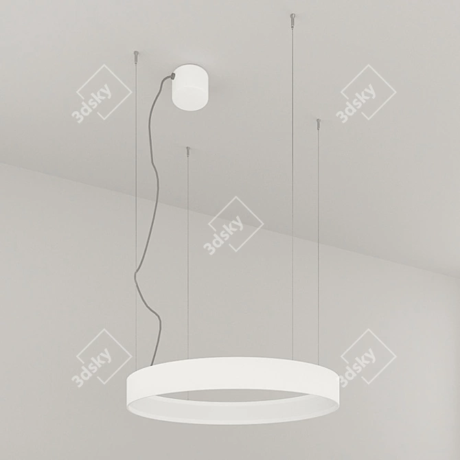 Verdi Pendant LED Light - Modern Metal Fixture 3D model image 1