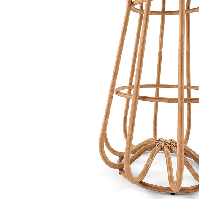 Modern Marte Basket Side Table 3D model image 3