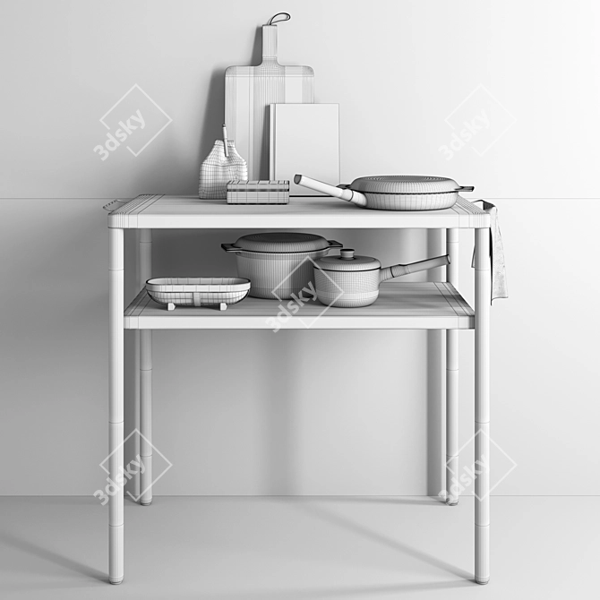 Nordic Kitchen Eva Solo Set 3D model image 3