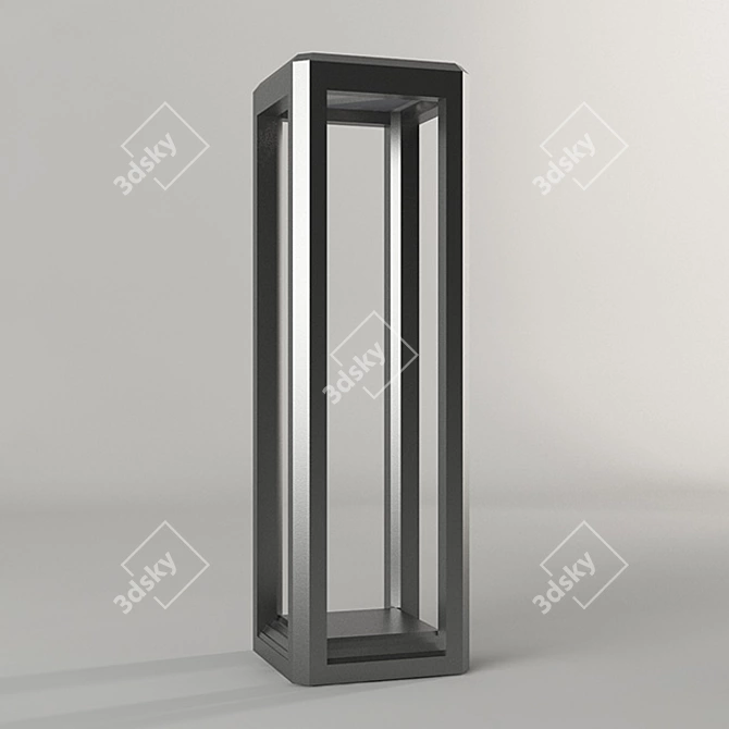 VIOKEF Dark Grey Outdoor LED Light 3D model image 1