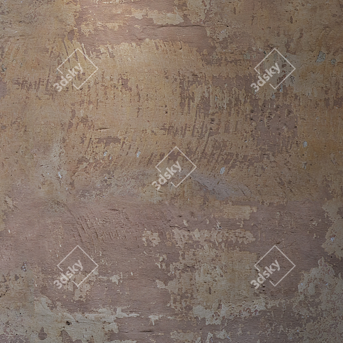 Seamless High-Res Plaster Texture 3D model image 3