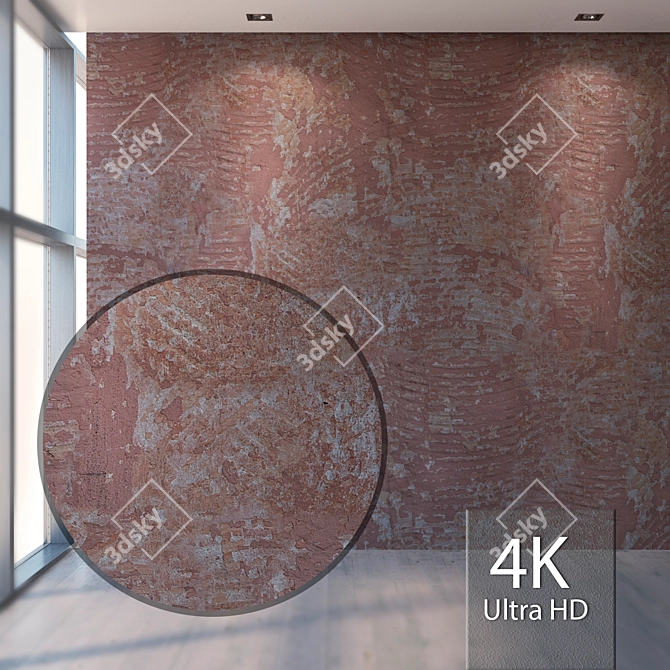 Seamless Plaster Texture | High Resolution 3D model image 1