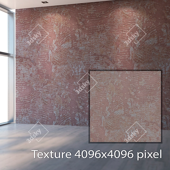 Seamless Plaster Texture | High Resolution 3D model image 2