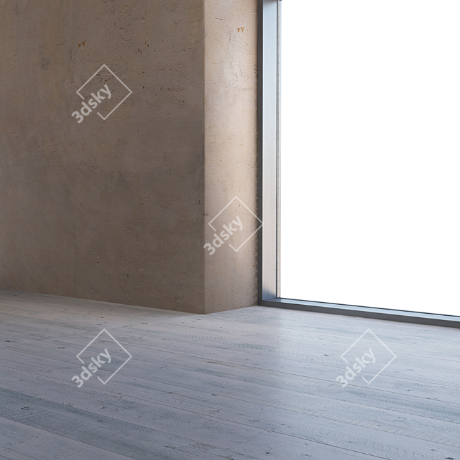 Seamless Plaster Texture Kit 3D model image 3