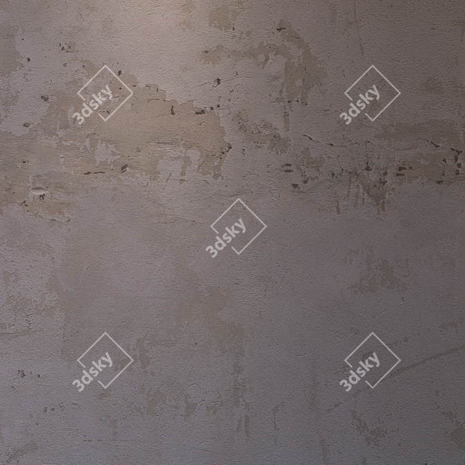 Seamless Stucco Texture Set 3D model image 3