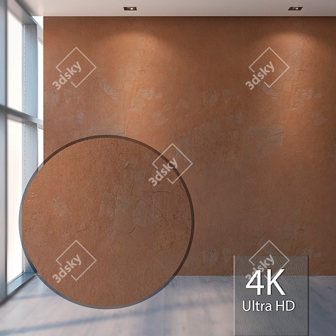 Seamless Stucco Texture | High Resolution & Detail 3D model image 1