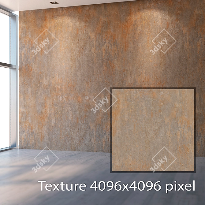 Seamless Plaster Texture: High Resolution Detail 3D model image 2