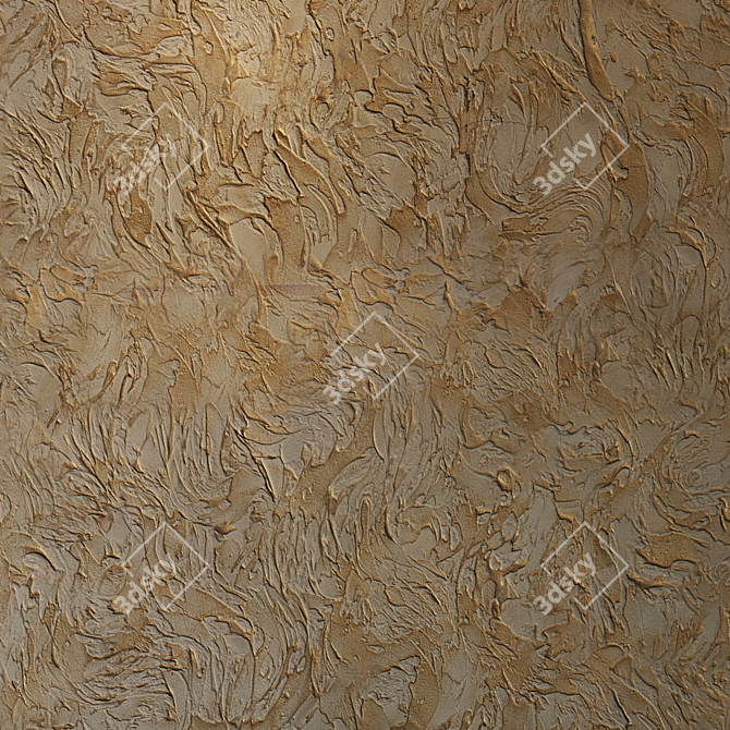 Elegant Seamless Plaster Texture 3D model image 3