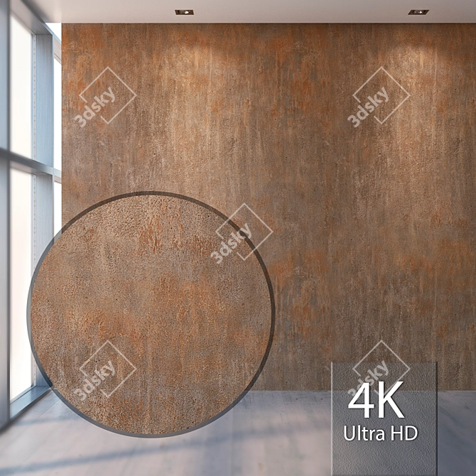 Seamless Plaster Texture 3D model image 1