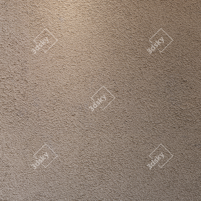 Seamless High-Resolution Plaster Texture 3D model image 3