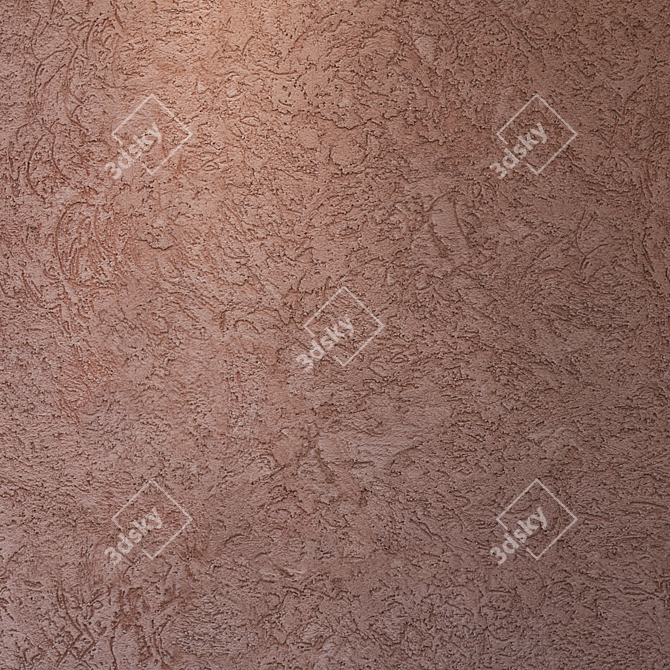 Seamless High-Resolution Plaster Texture 3D model image 3