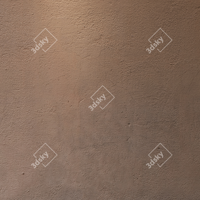 Seamless High-Resolution Plaster Texture 3D model image 3