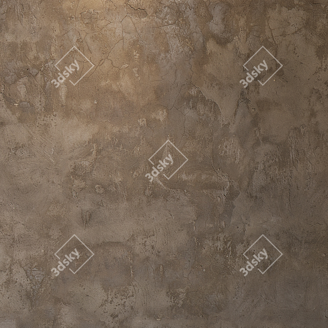 Seamless Plaster Texture Set 3D model image 3