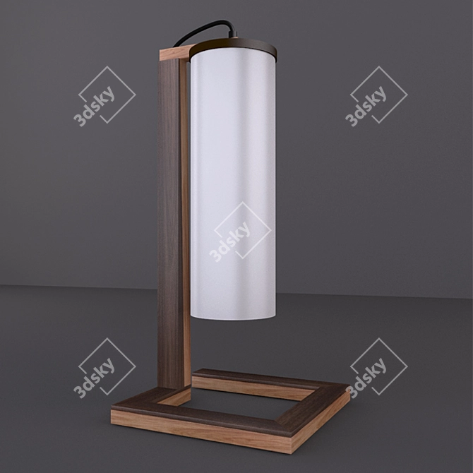 Tokyo Opal Glass Table Light 3D model image 1